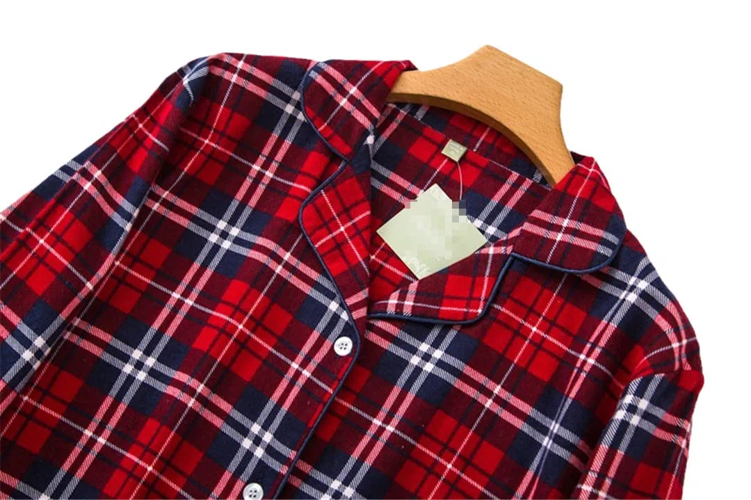 Conjunto de Pijama de Invierno para Mujer,Franela de algodón, Pantalones Largos, Traje para Dormir, 16 M