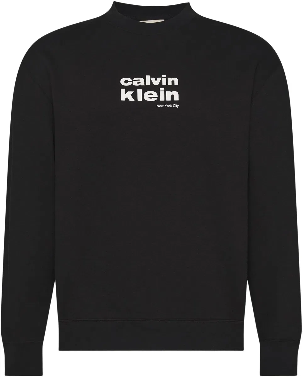 Calvin Klein LS 350fleece Retro Graphic Crewn Lv04le250g Sudaderas Hombre (Pack de 1)