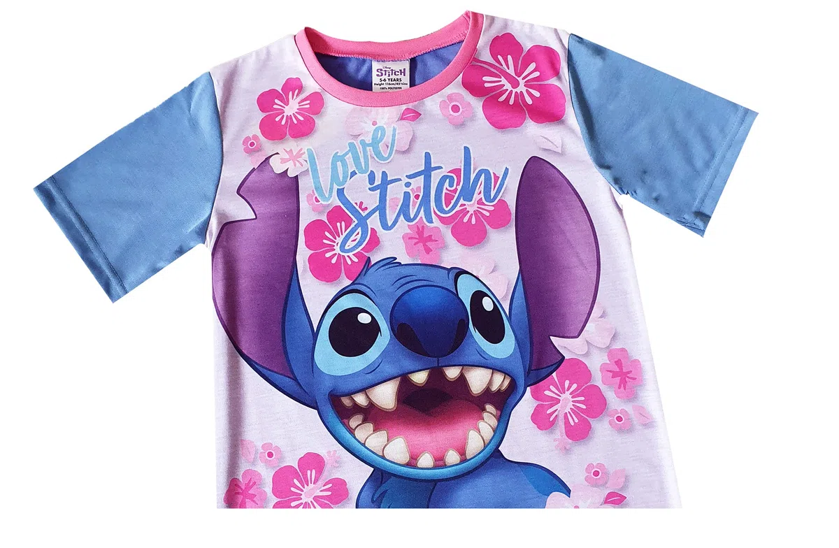 Disney Camisón de noche para niñas de Lilo and Stitch