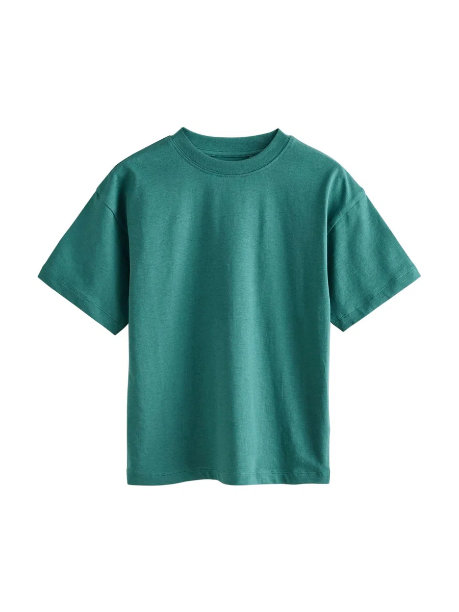 NEXT Niños Pack de 8 Camisetas de Manga Corta de Corte Holgado