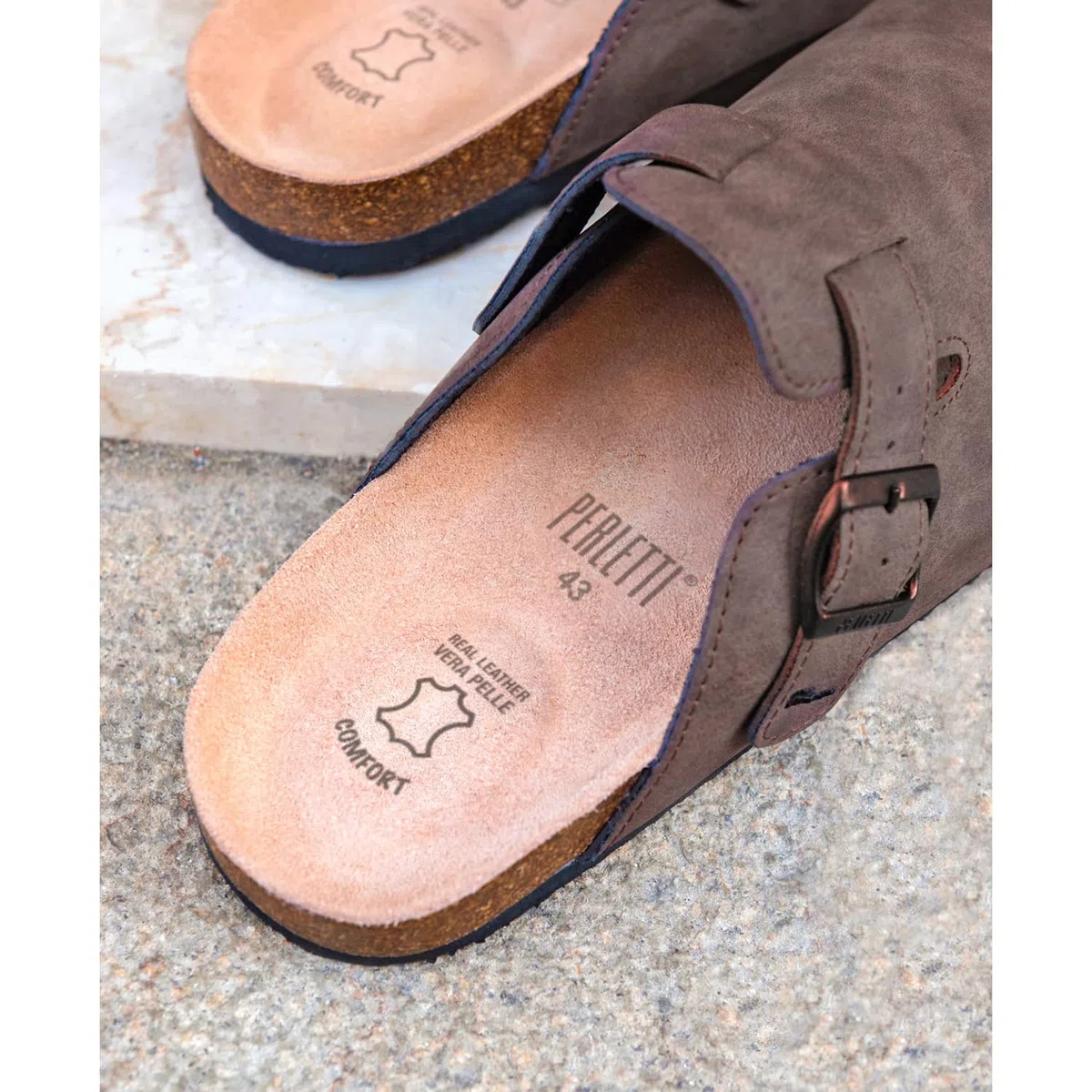 PERLETTI Chanclas Hombre Comodas Playa Piscina para Caminar - Sandalias Hombre Verano Primavera Flip Flops Ligeras - Zapatillas de Estar por Casa Hombres Chicos con Suela Antideslizante