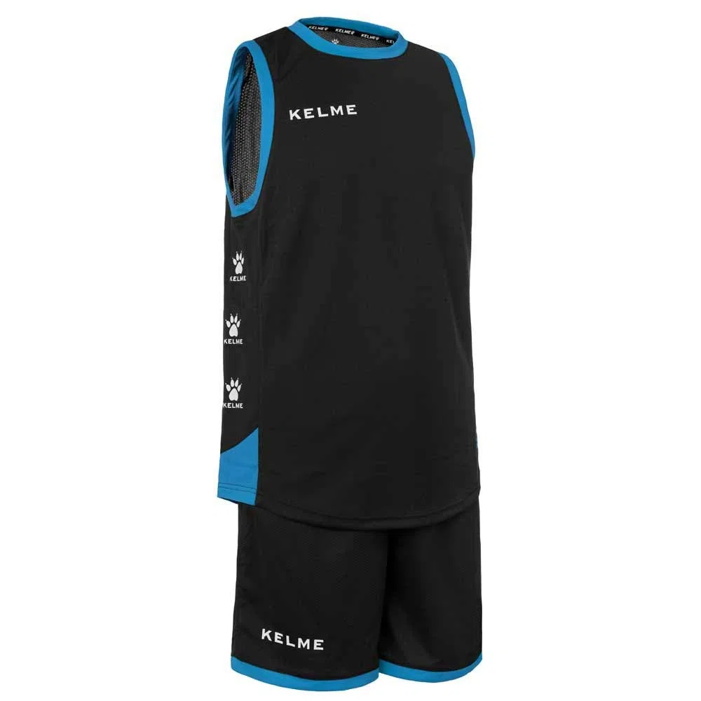 KELME Equipación De Baloncesto Vitoria Blanco Y Rojo