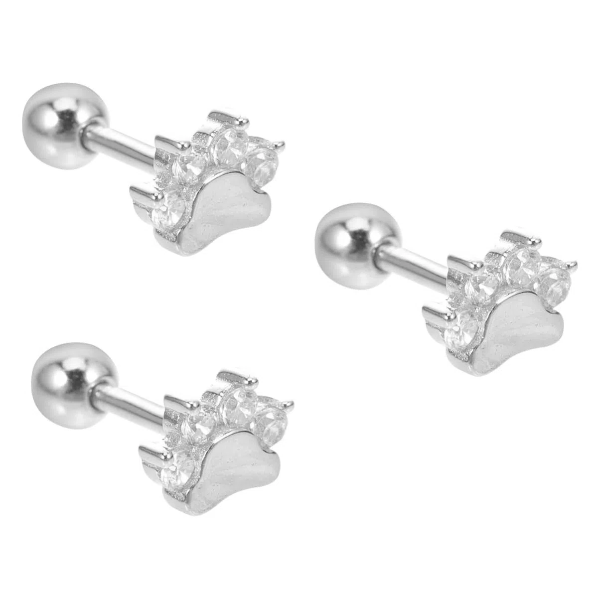 SOIMISS Pendientes Con Estampado De Pata Pendientes De Pata Pendientes De Pendientes De Boda Para Novias Pendientes De Pata De Perro Pendientes Para Pendientes Geniales