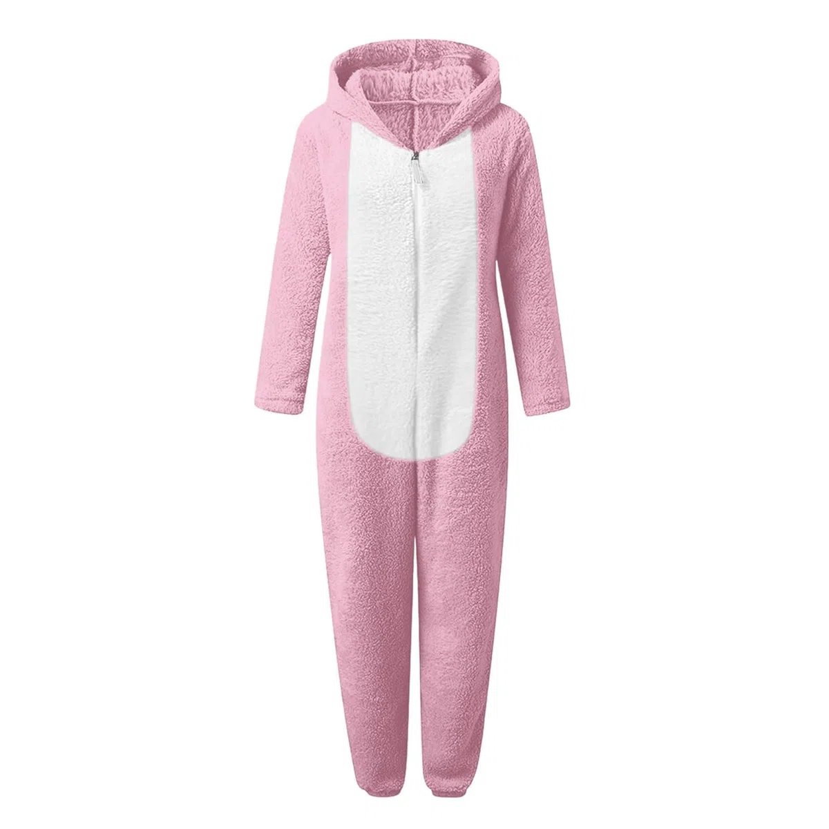 Mono de Navidad de peluche, pijama de animal con orejas de oso, capucha, disfraz de animal, para adultos, pijamas a juego, pijama familiar, pijama de una pieza, mullido, mono de forro polar