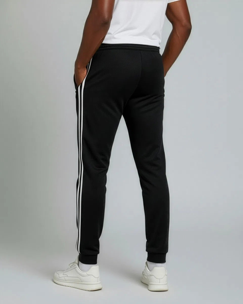 Real Essentials Paquete de 3: Pantalones Deportivos Deportivos Informales de Malla para Hombre con Bolsillos (Disponible en Tallas Grandes y Altas)