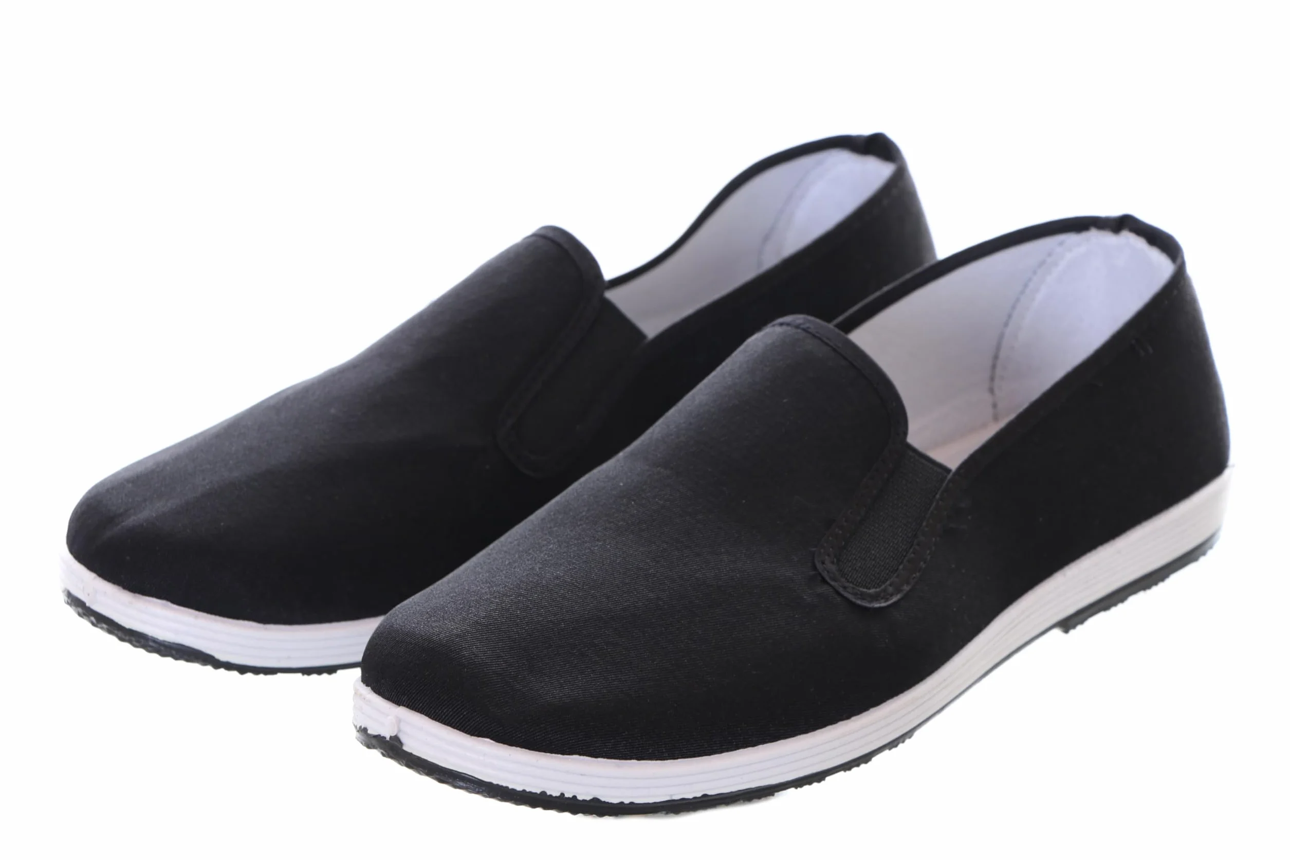 Kungfu artes marciales chinas Taichi Wushu ocio tela zapatos mocasines negro antideslizante