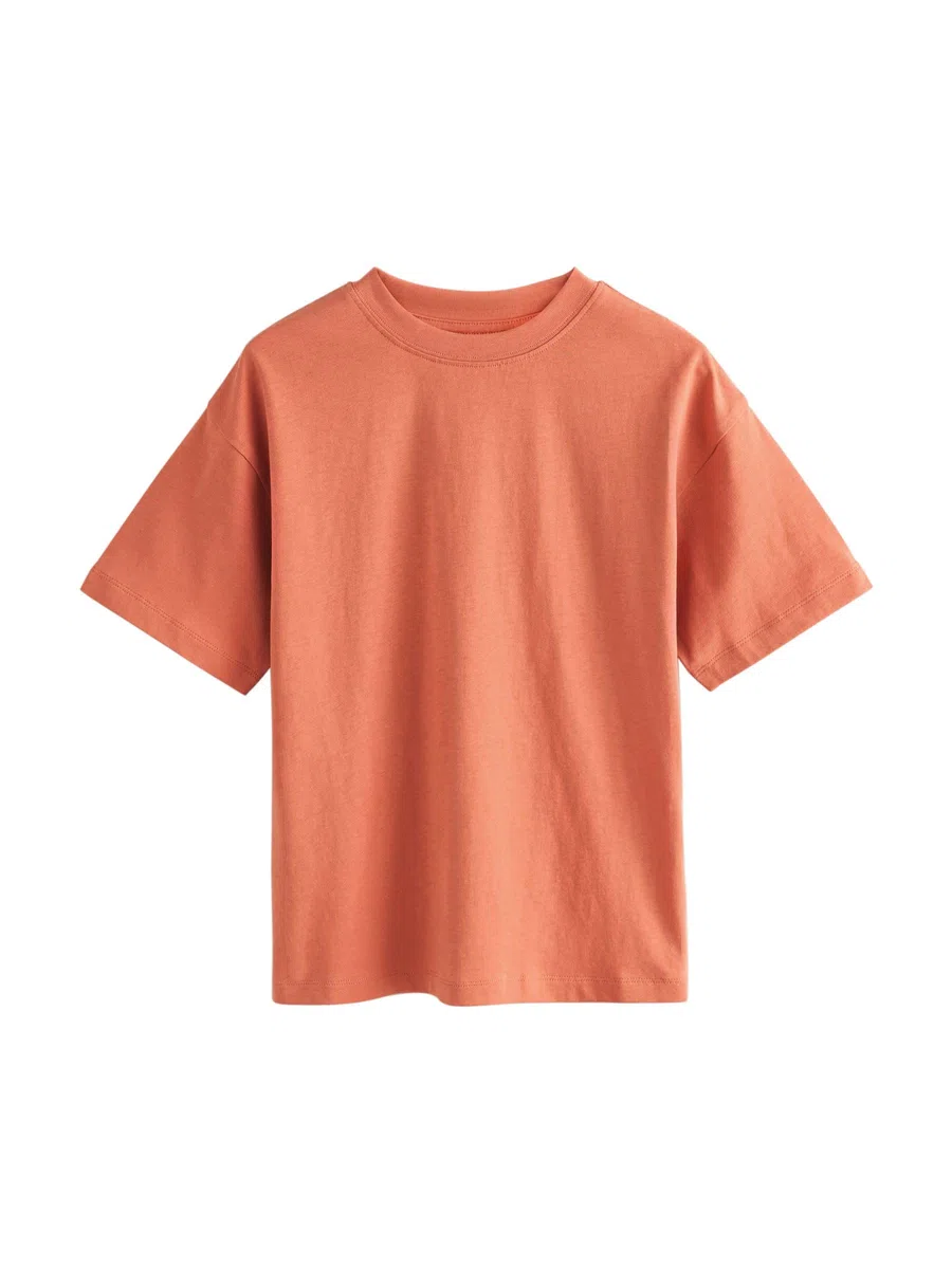 NEXT Niños Pack de 8 Camisetas de Manga Corta de Corte Holgado
