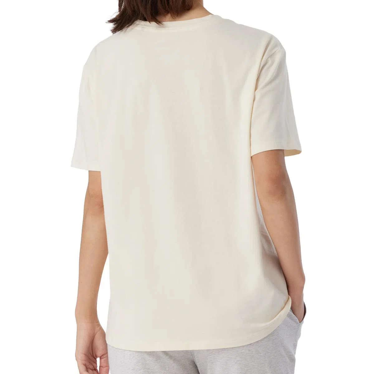 Schiesser Damen Schlafshirt Kurzarm Baumwolle - Mix + Relax Camiseta de Pijama Mujer
