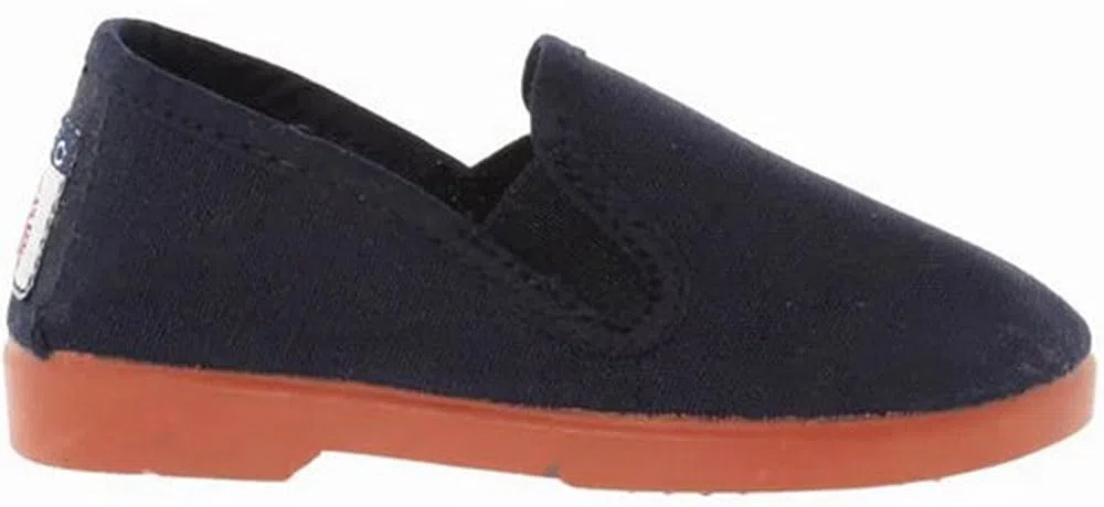victoria Alpargatas Unisex Gong Fu Lona & Elásticos Laterales & Suela Caramelo 108019 para Niños Marino 26