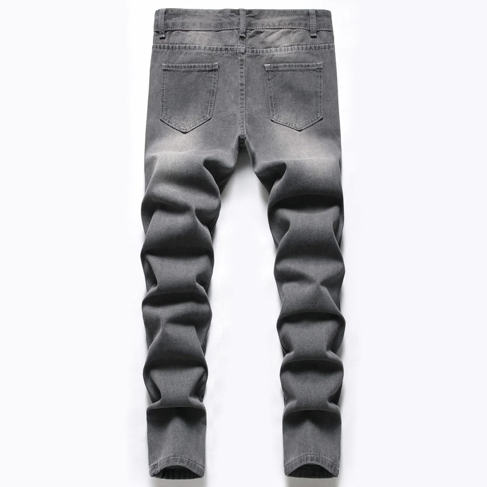 2026 Chicos Skinny Fit Rasgado Desgastado Moda Niños Denim Pantalones Pantalones Negros Pantalones Cortos Chicos