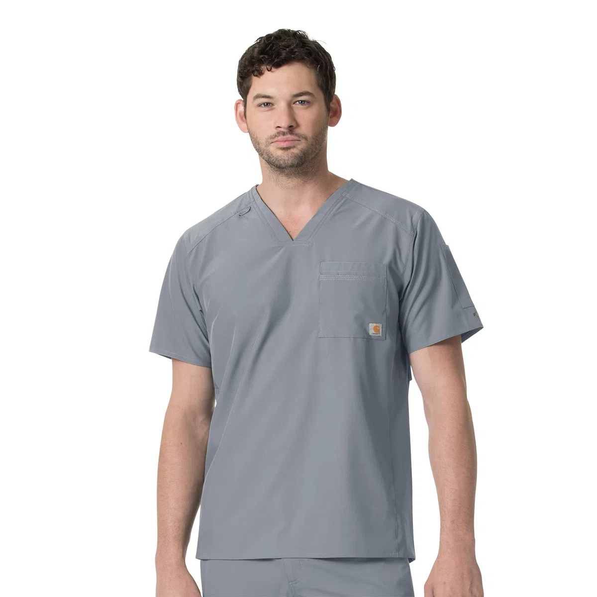 Carhartt Camiseta de Manga Corta con Cuello En V para Hombre Trajes médicos Mujer (Pack de 1)