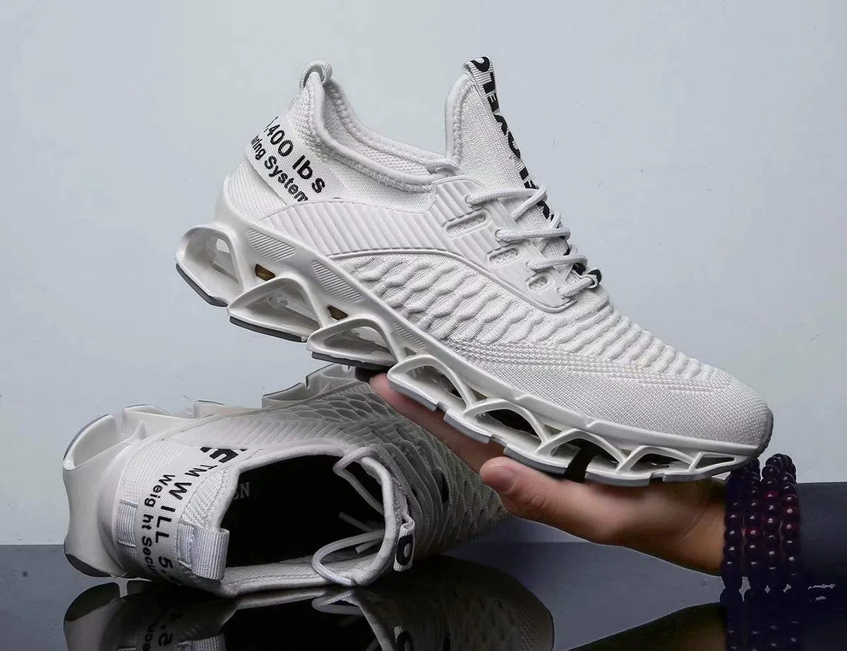 Men's Running Shoes Mesh Athletic Sport Sneakers Gym Fashion Trainers Tennis Casual Walking Zapatos