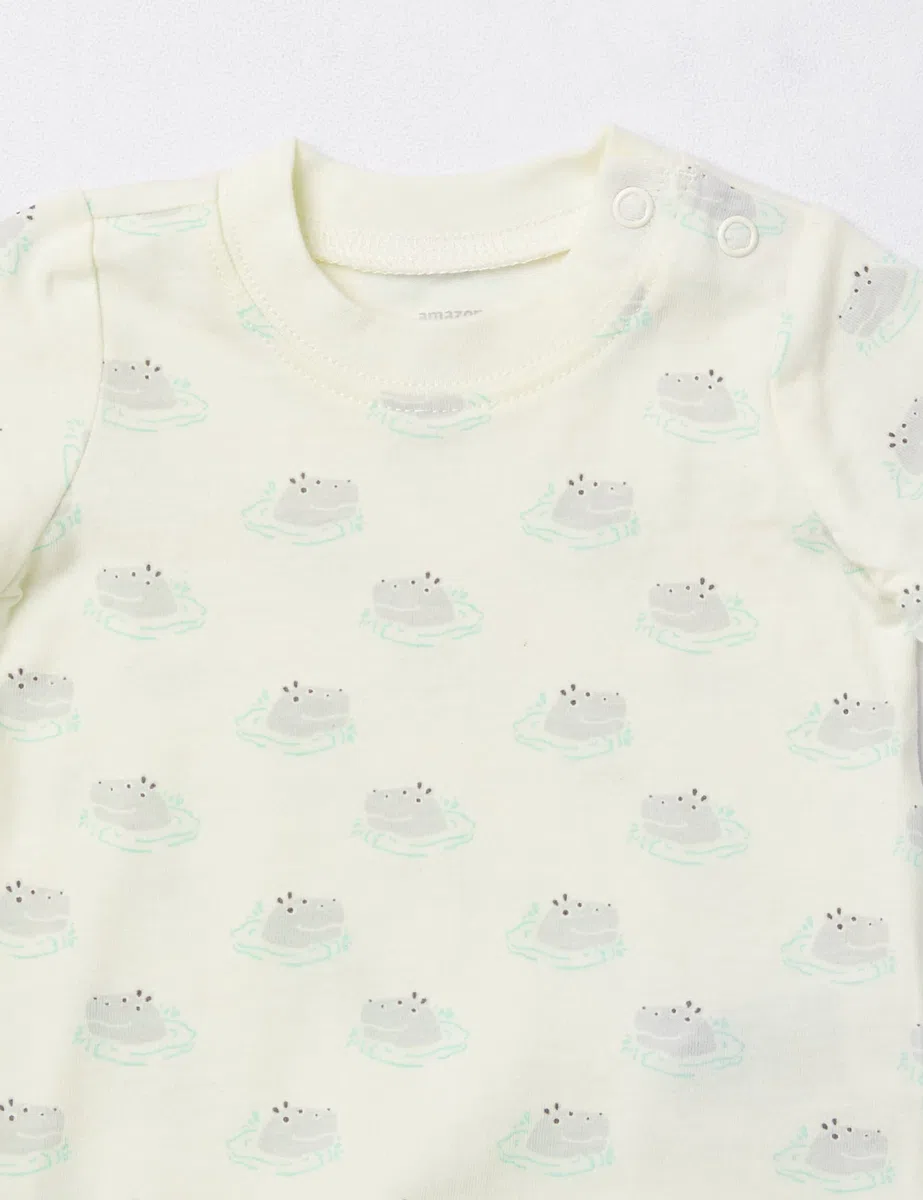 Amazon Essentials Bebé-Niños Camiseta de Manga Corta