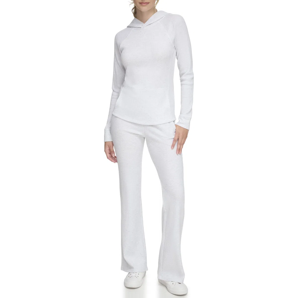 Calvin Klein Pull On Long Sleeve Kanga Pocket Sweatshirt Sudadera con Capucha Mujer